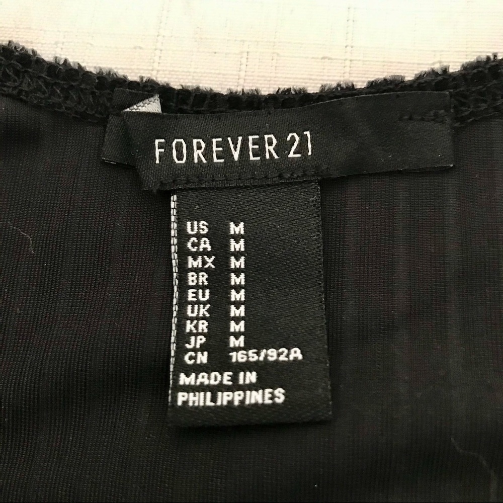 Forever 21~Bodysuit~Textured / Like New - Picture 7 of 16